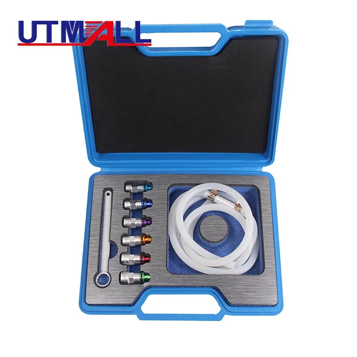 8-piece set of 6-point brake wrench for bleeding, including a 1.2-meter blood vessel outlet.