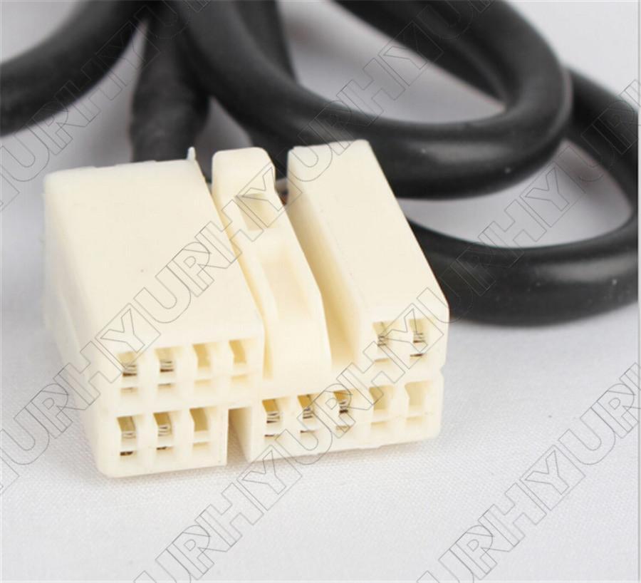 Car USB in Adapter Stereo Digital CD Changer 3.5mm AUX Interface 12V for Honda