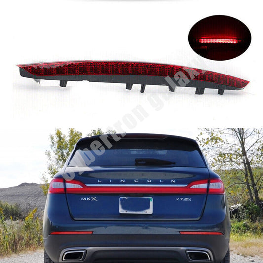 1Pcs For 2016-2018 for Lincoln MKX Red LED 3rd Brake Lamp Stop Light High Mount