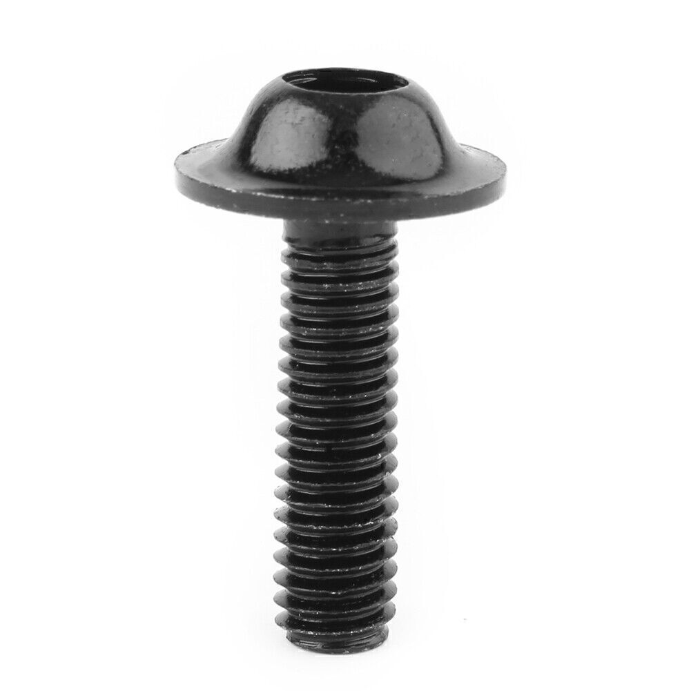 Fit Scooter M6 Body Fairing Bolts Fastener Clips Screw Set BLACK Universal10pcs