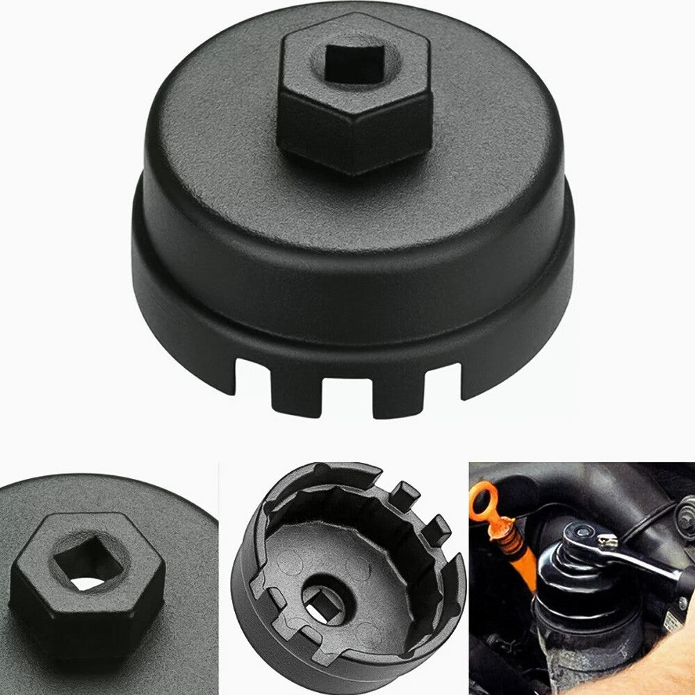 Cap Wrench Cup Socket Remover Tool Oil Filter for Toyota for Lexus 64MM 14 Flutes