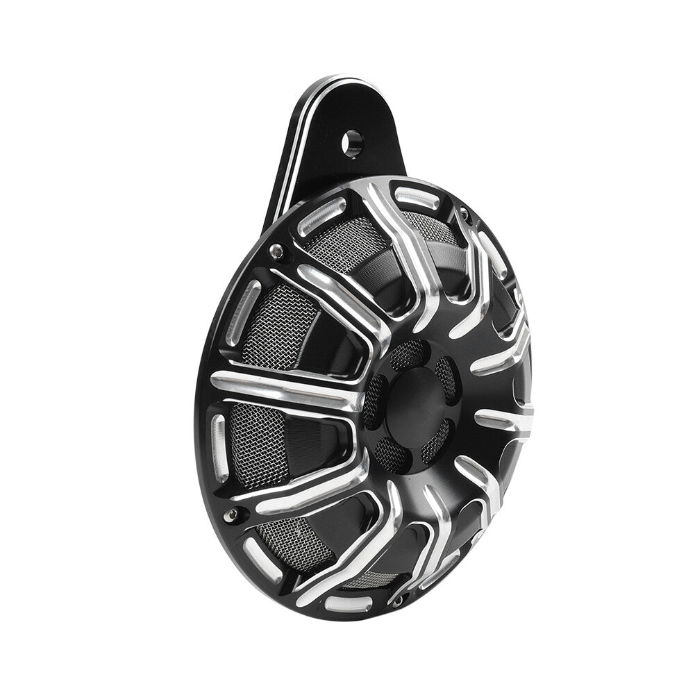 Horn Speaker Cover ChromeBlack for Harley Electra Street Glide Big Twin Softail