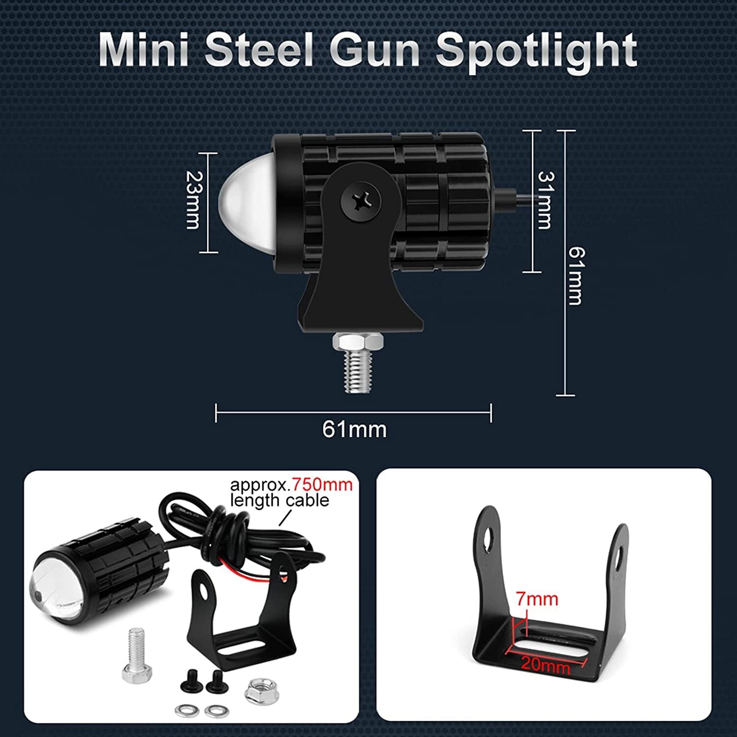 2pcs Fog Light Driving Lamp Right Left Side Car Accessories For Car Truck Pickup