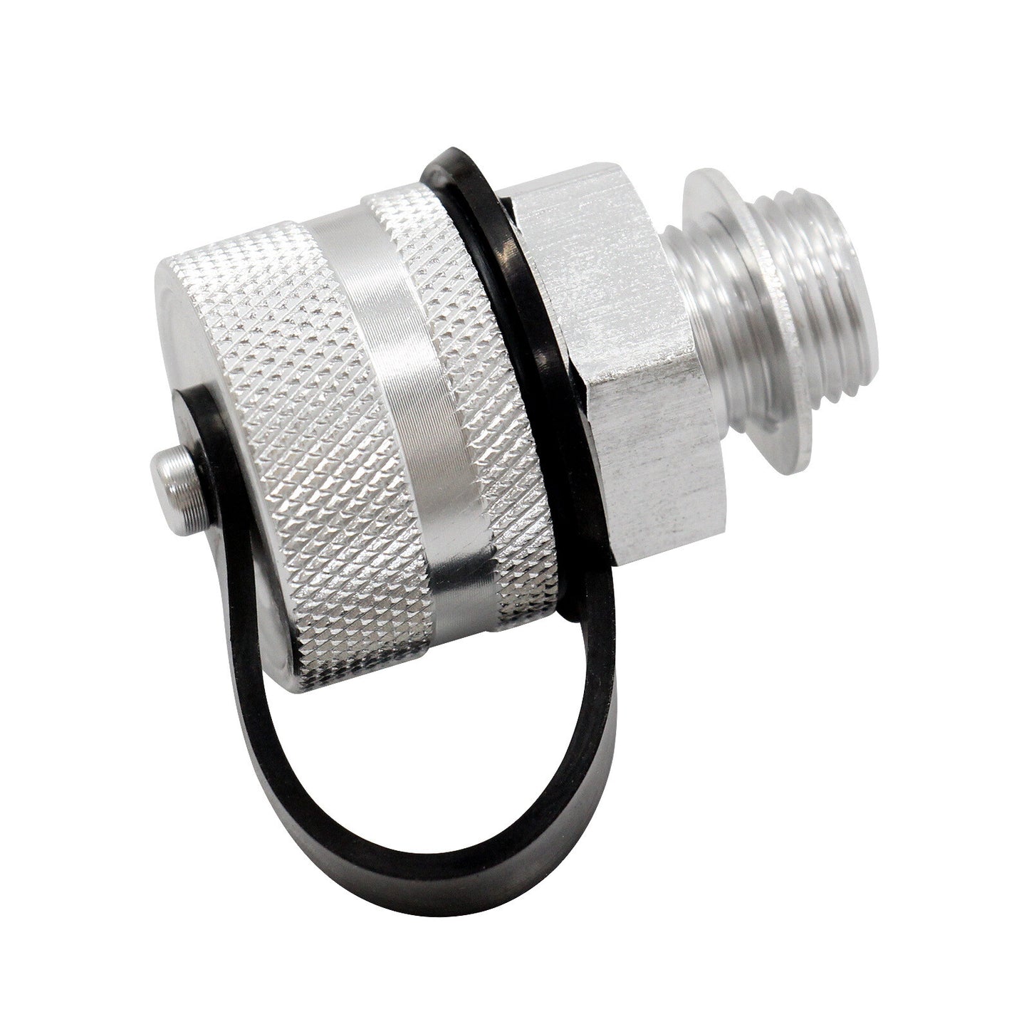 Quick Twist drain valve for M12-1.50 stainless steel drain hose accessories - no mess.