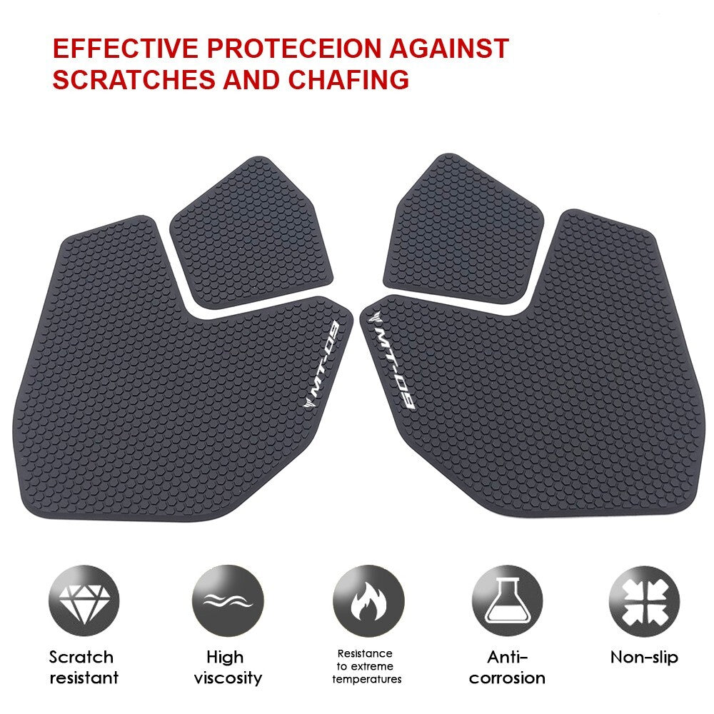 for YAMAHA FZ09 MT09 Tank Traction Pad Side Gas Knee Grip Protective Sticker