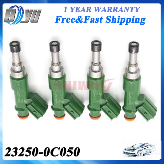 4Pcs 23250-0C050 NEW Fuel Injectors for Toyota Hilux Vigo 2TR Car-styling