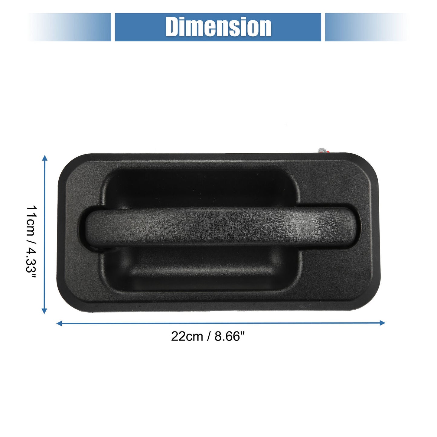 Pack of 4 for Hummer H2 2003-2009 Exterior Outside Door Handle Set 131609870457