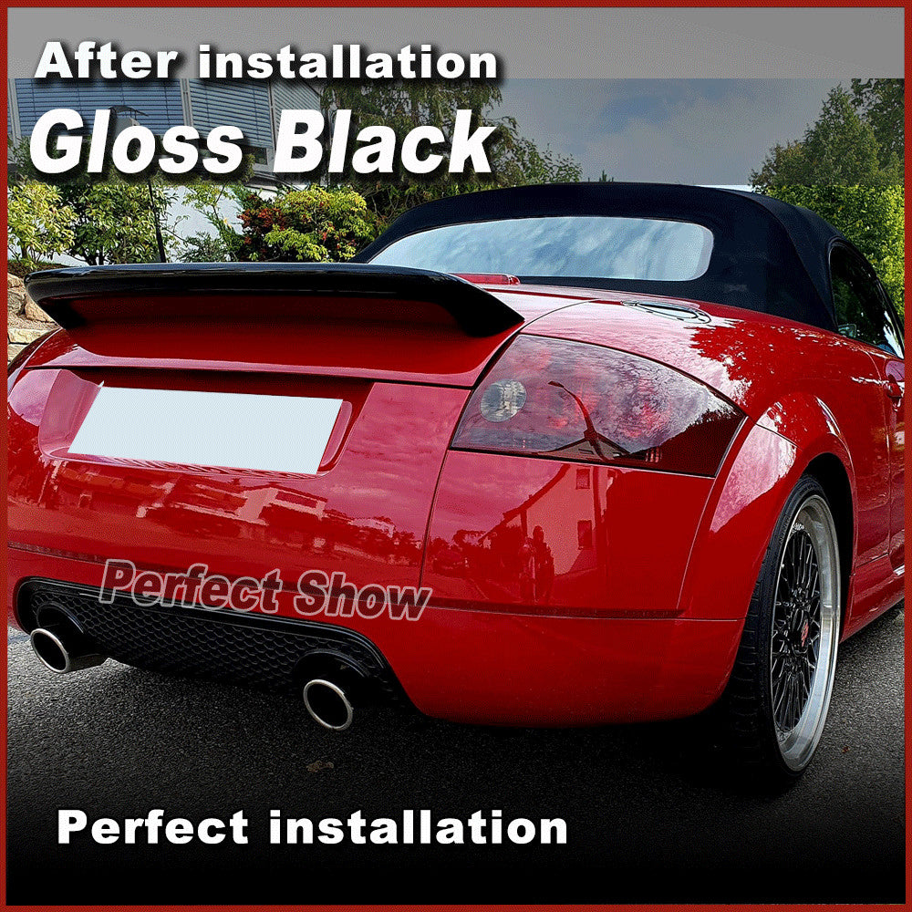 for Audi TT Mk1 Type 8N TT Quattro 1998-2006 Rear Trunk Spoiler Wing Gloss Black