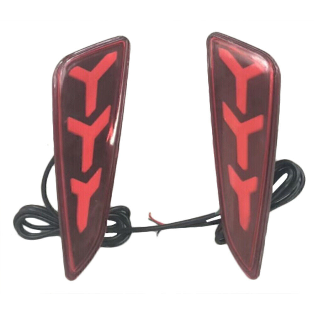 Pair LED Tail Brake Light Rear Bumper Lamp for Toyota CHR C-HR 2017 - 2018