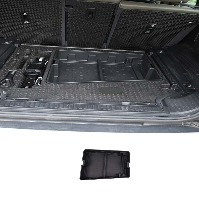 1PC Storage Box Tray for Land Rover for Defender 20-2023 Trunk Organizer ABS Black