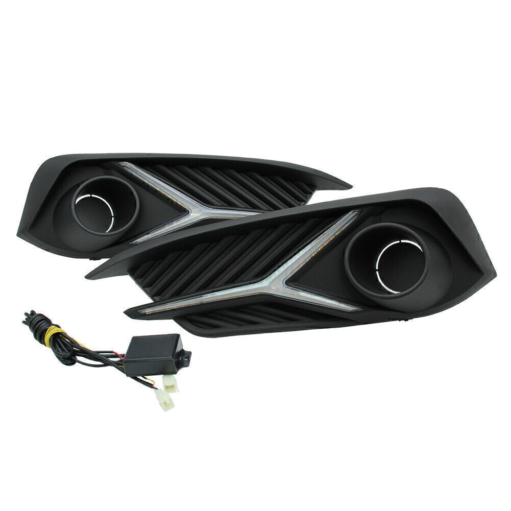 LED Daytime Running Light DRL Lamp for Honda for Civic 10th Gen Sedan 2016-2019 Car
