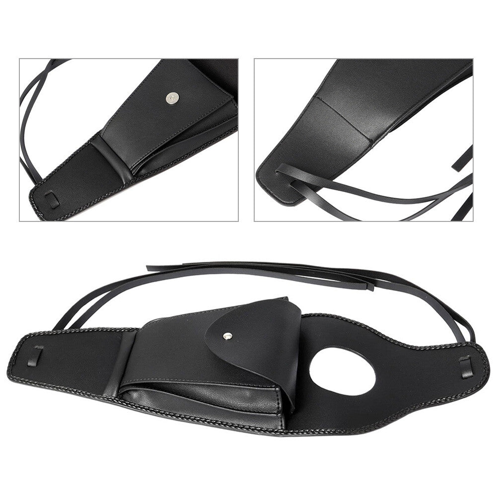 PU Leather Motorcycle Fuel Gas Tank Center Pouch Bag Tank Pad Cover Fit for Harley