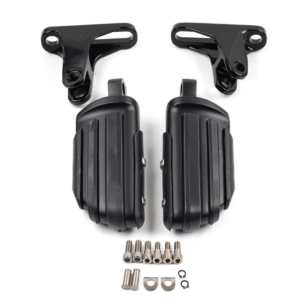 2x Rear Passenger Footpeg Mount Bracket for Harley Electra Glide Road King 1993+