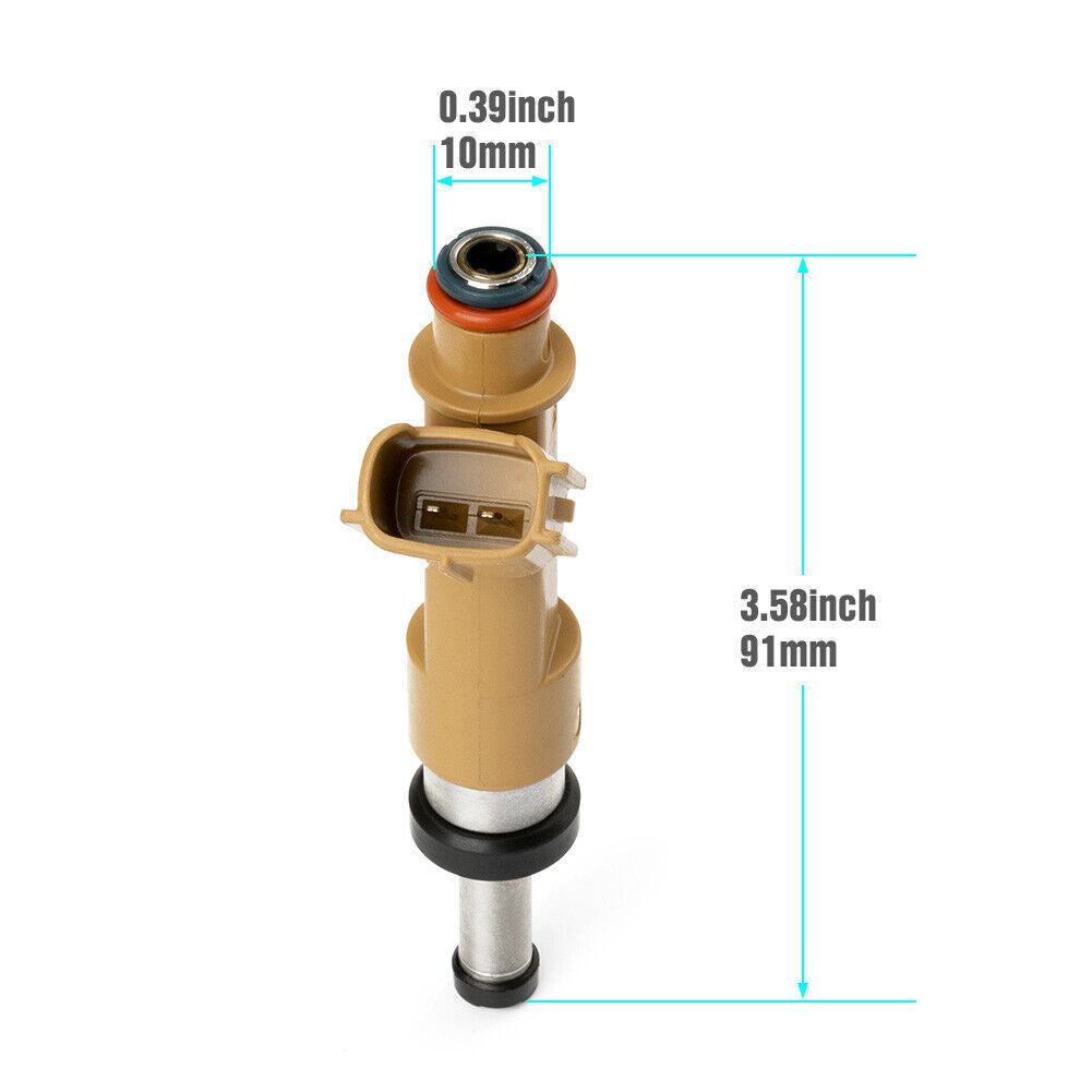 4-piece fuel injector kit for Toyota for Corolla Matrix 1.8L L4 09-15 new 23250-0T020