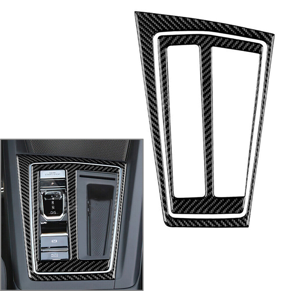 Gear Shift Panel Frame Cover Trim for Volkswagen for Golf 8 MK8 2020-2023 LHD Black
