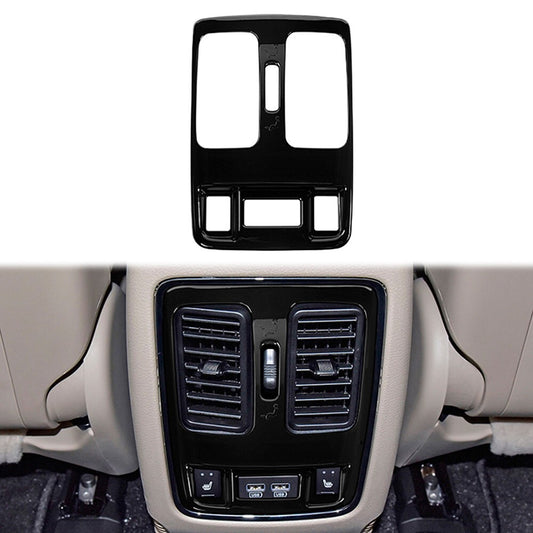 Rear Air Vent Outlet Cover Trim for Jeep Grand Cherokee 21-2024 Glossy Black