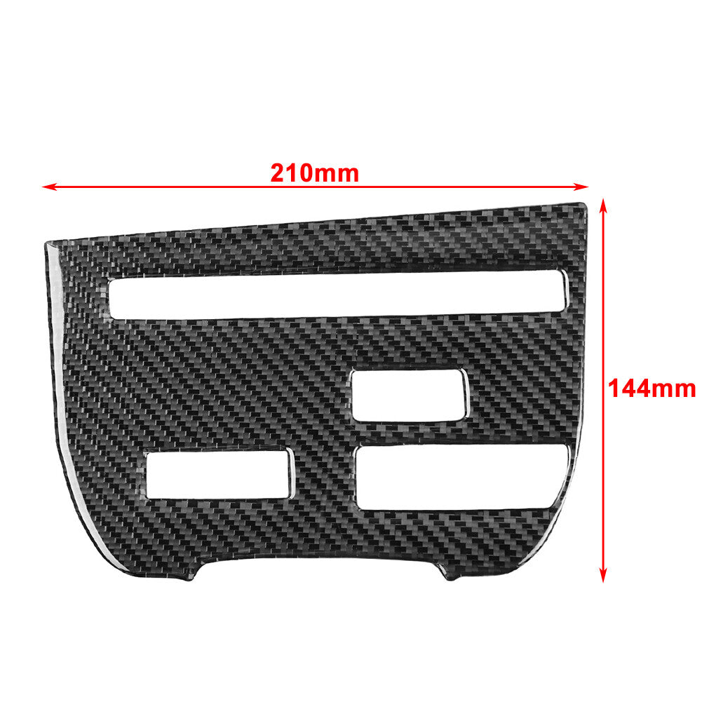 Central Console CD Panel Cover Trim for Nissan GTR R35 2008-2016 Carbon Red RHD