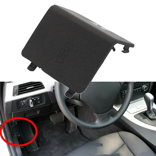 OBD Socket Cover Left Hand Drive 51437147538 Fit for BMW 3 Series E90 E91 E92 Black