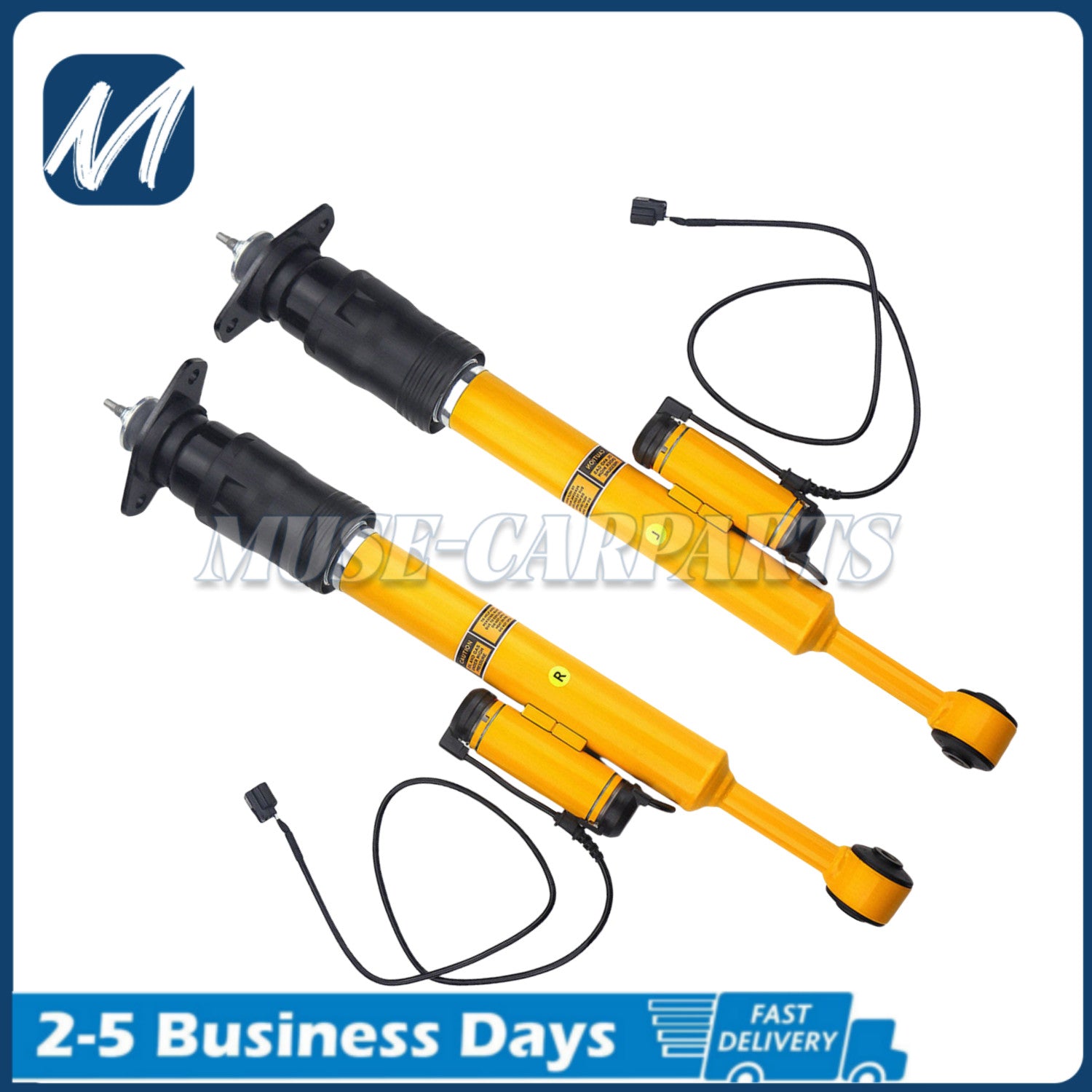 Two front shock absorber struts with lift function, suitable for Lamborghini Gallardo LP550, LP560, LP570 (2008).
