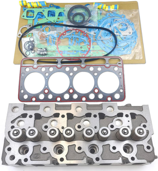 Complete Cylinder Head Set Full Gasket Kit V1702 for Bobcat 743 733 Skid Loader