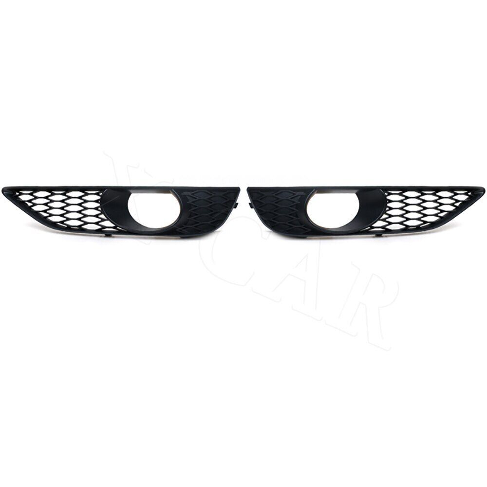 Front Bumper Fog Light Grilles Cover Pair for AUDI Q7 4L S-Line 2009-2014