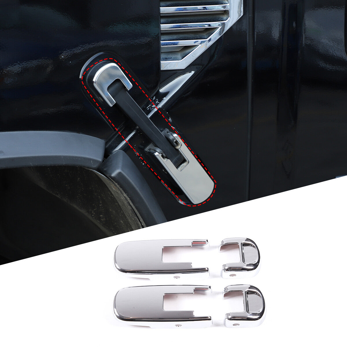 Silver alloy center multimedia button sticker accessory for Jaguar XF 2012-15