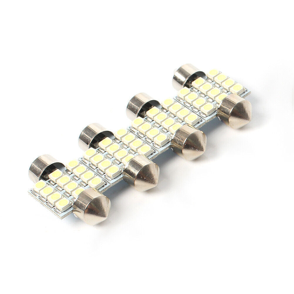 13X Car White LED Lights Kit For Interior Dome License Plate Lamp Bulbs