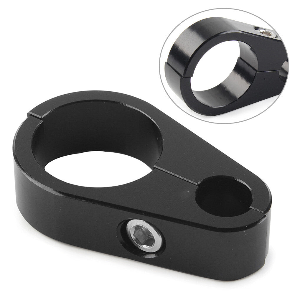 Brake Clutch Cable Wire Clamp Clip Fit for Harley 1 Handlebar Motorcycle Black