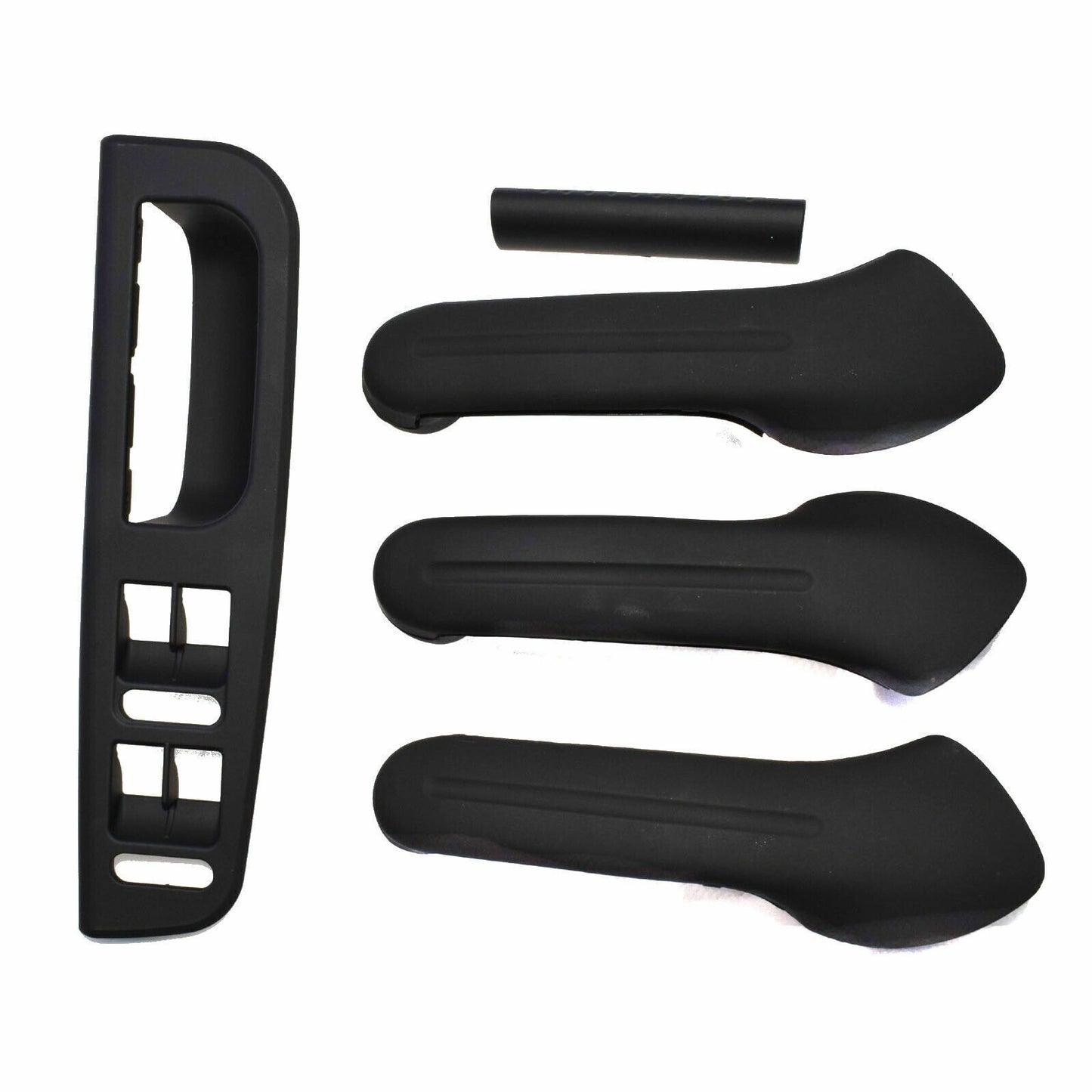 for VW for Golf MK4 Black Interior Door Grab Handle Cover Switch Bezel Trim New 5pcs