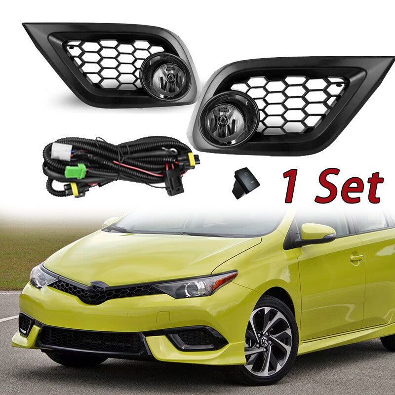 Suitable for Toyota for Corolla IM 2016-2018 front grille cover, fog light bezel cover, and grill rack.