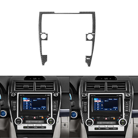 Carbon Fiber Center Control Panel Trim Cover for Toyota for Camry 2012-2014 Type B