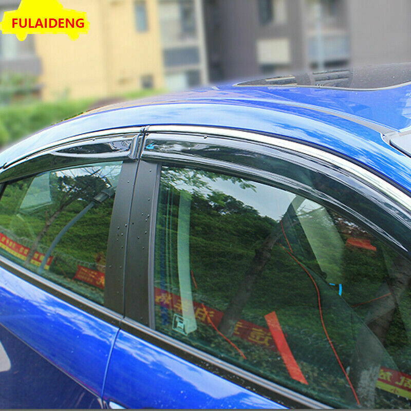 for Honda for Civic Sedan 2016-2021 Window Vent Visor Sun Rain Wind Guard Door Visor