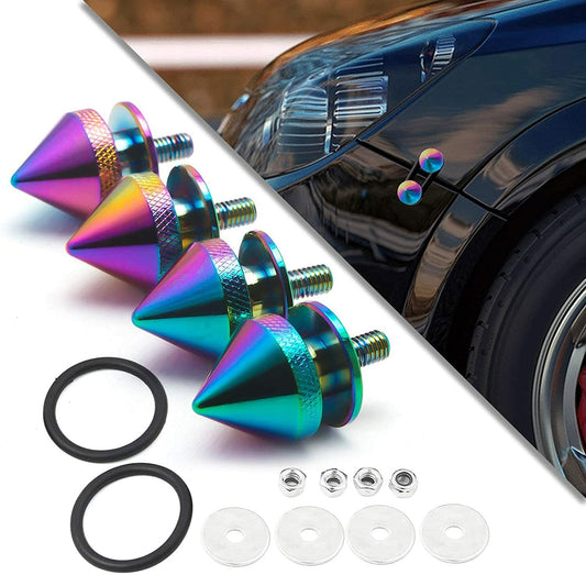 JDM style car bumper, trunk, fender, hatch cover quick-release fasteners