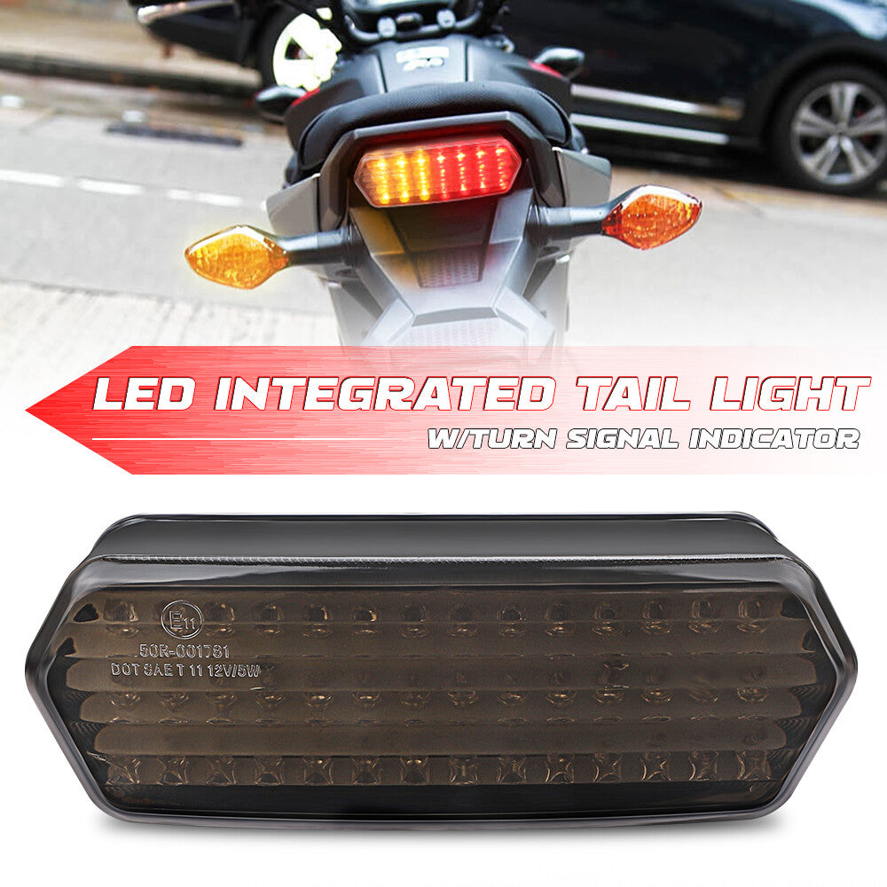 Motorcycle LED Integrated Brake Tail Light Turn Signal for Honda MSX/Grom 125