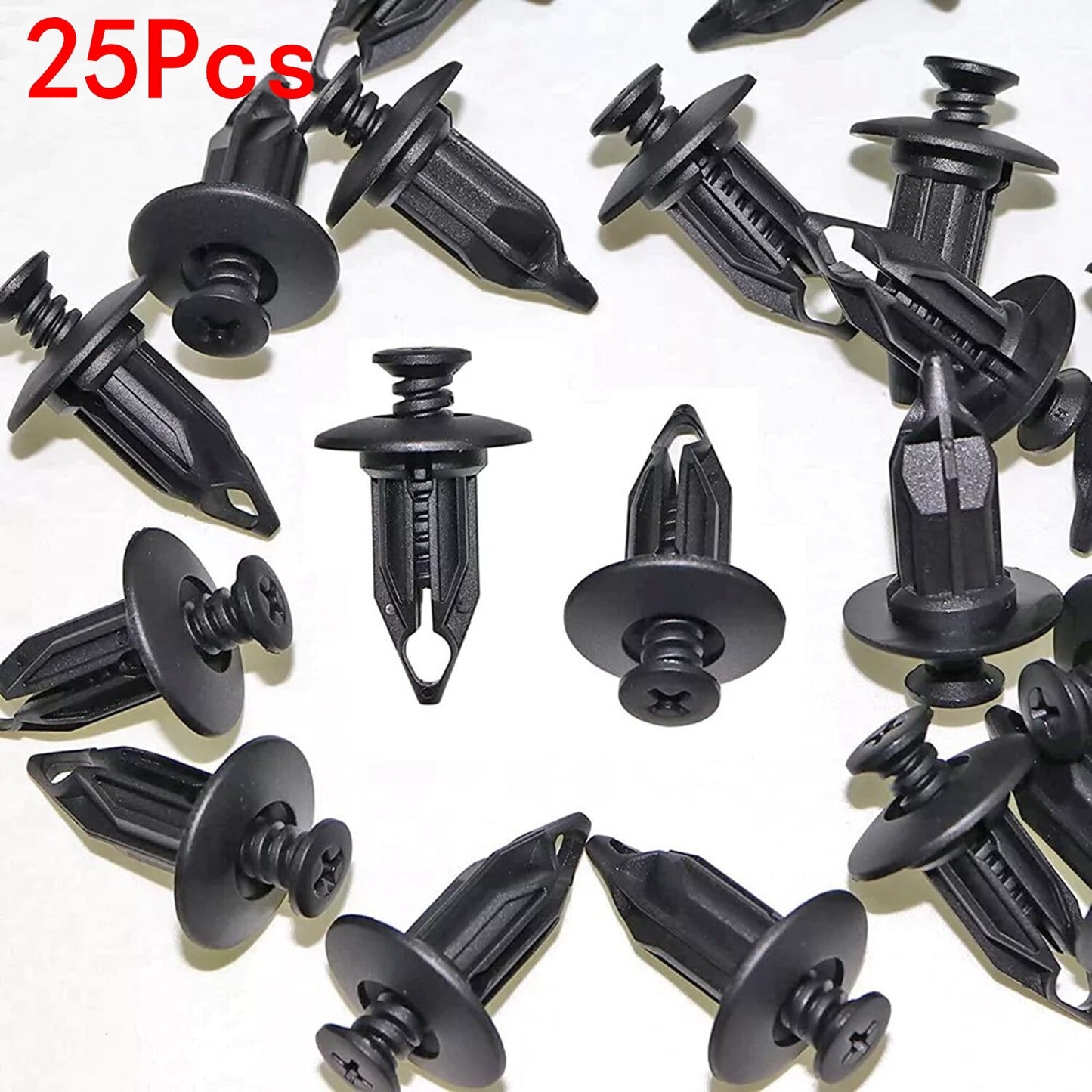 25 Front Rear Bumper Fascia Retainer Push Clips For GM 10140480 for Chrysler 6502625