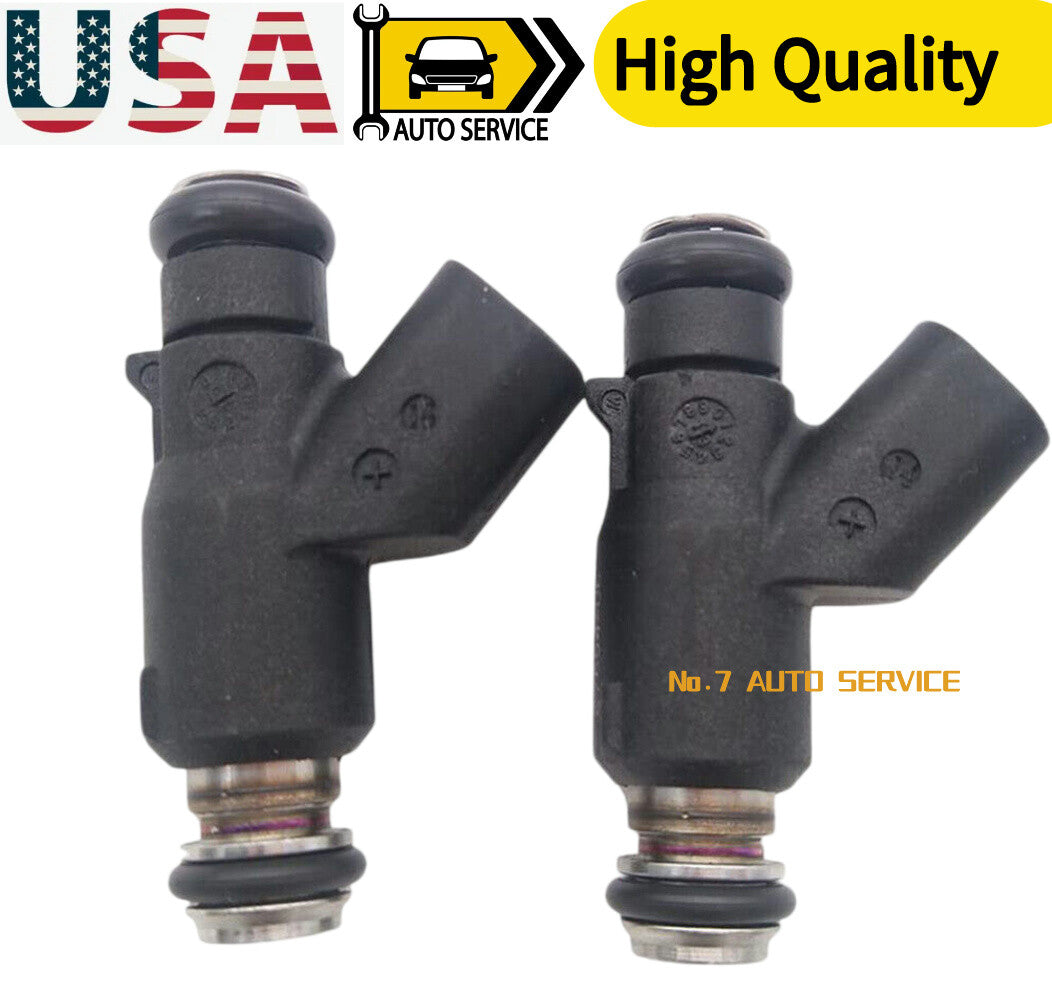 2Pcs Fuel Injector 27654-06 for Harley Davidson Motorcycle 25 Degree