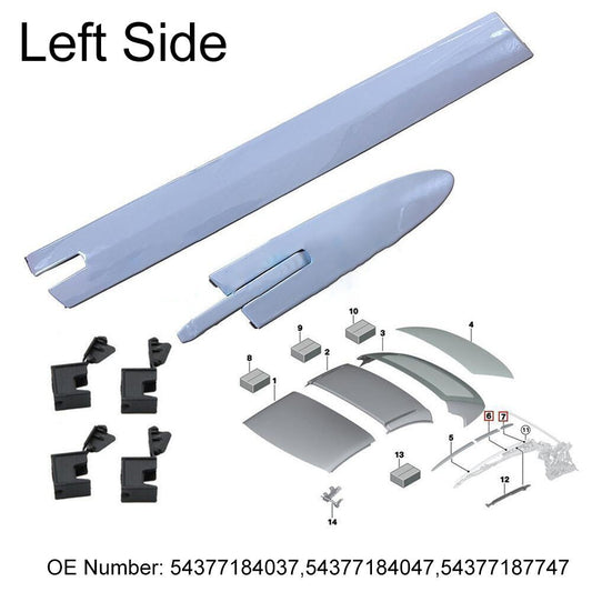 Left Convertible Roof Top Hinge Cover + Clips kit For E93 330i for M3 F33 440i