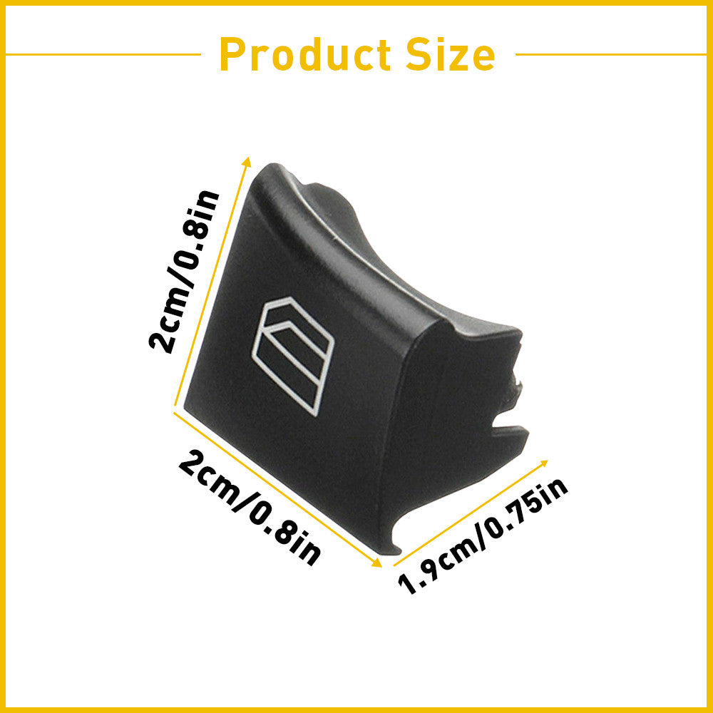 2PC Driver Window Switch Repair Button Cap for Mercedes ML GL R W164 W251 X164