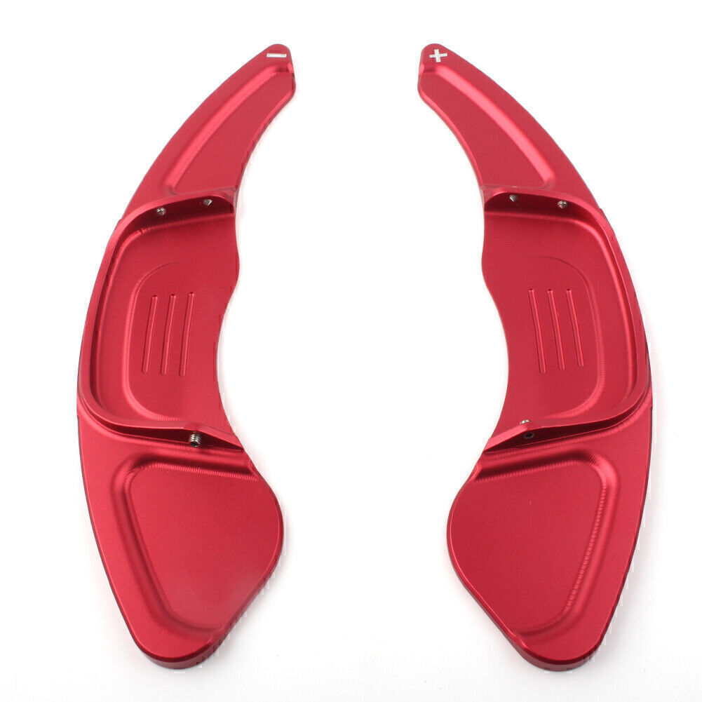 Car Steering Wheel Paddle Shifters Extension Fit for VW for GOLF 7 2015-GTI R MK7 Red