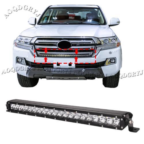 LED Front Bumper Grille Light Bars Decorat Strip for Land Cruiser LC200 2016-21