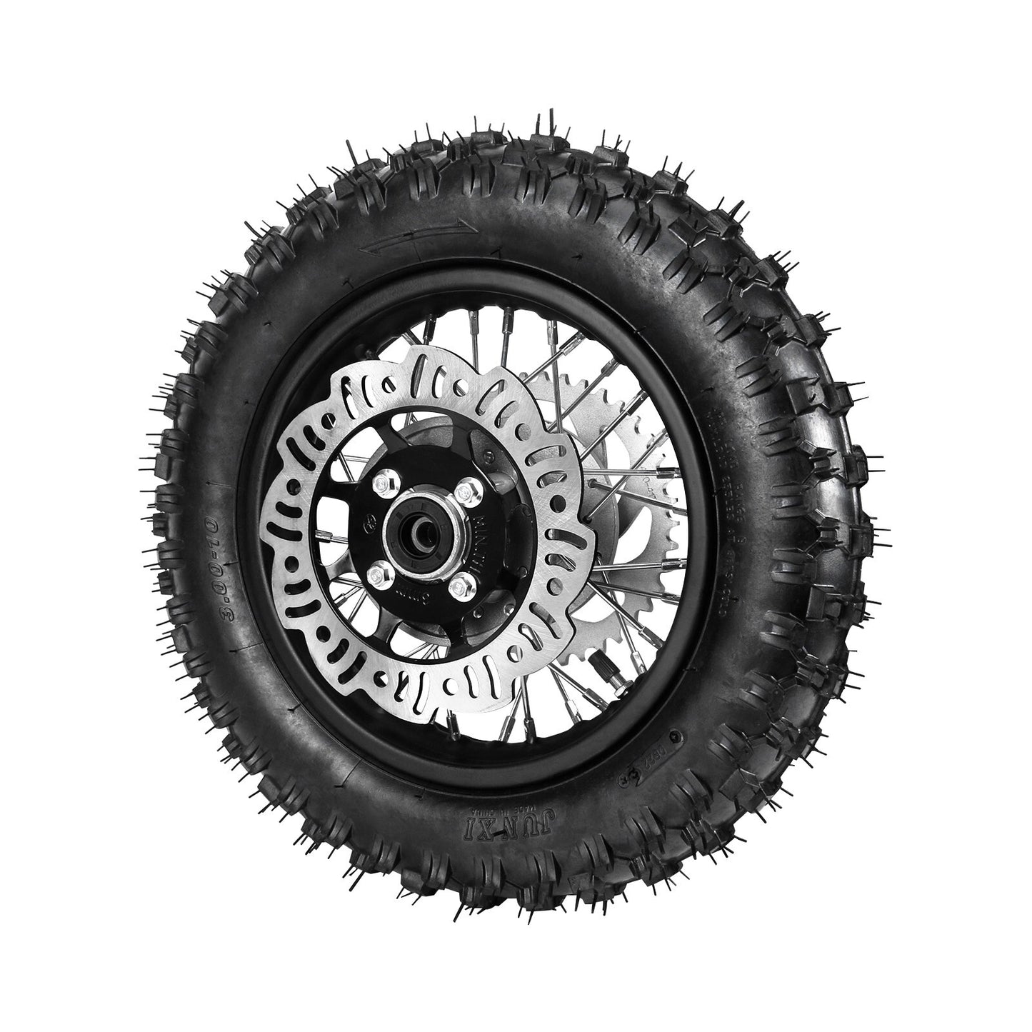 Rear 3.00 - 10 tire rims suitable for 50cc 110cc Trail Dirt Pit Pro bike motocross.