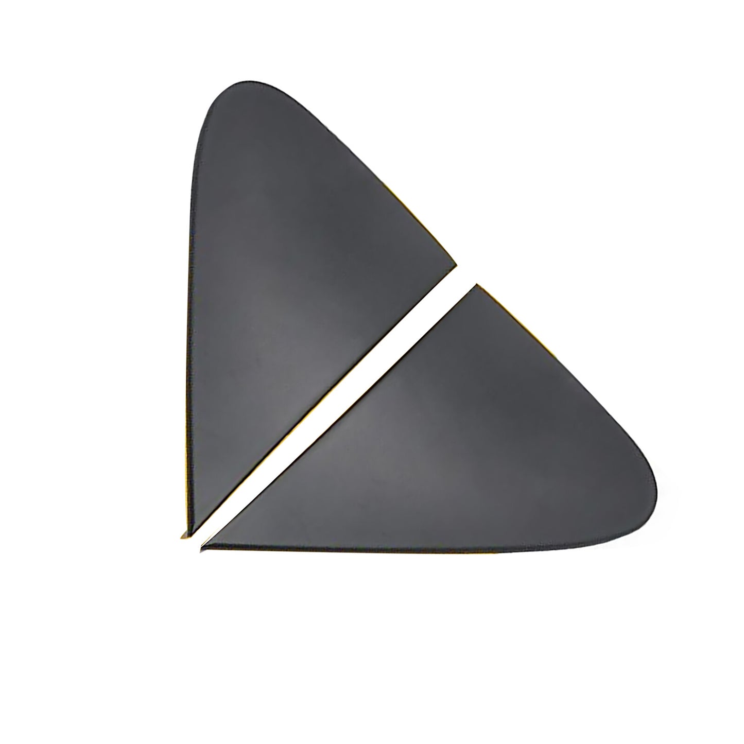 2x Black Side View Mirror Corner Cover for Toyota for Corolla 2008-2013 60118-12010