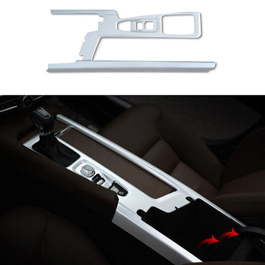 for Volvo S90 2017-22 Silver ABS Center Console Gear Shift Box frame cover Trim