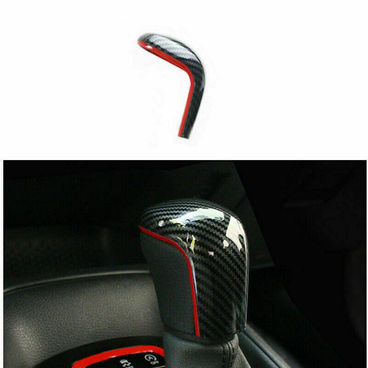 for Toyota for Corolla 2019-2022 Red Line+abs Inner Gear Shift Knob Cover Trim Cap