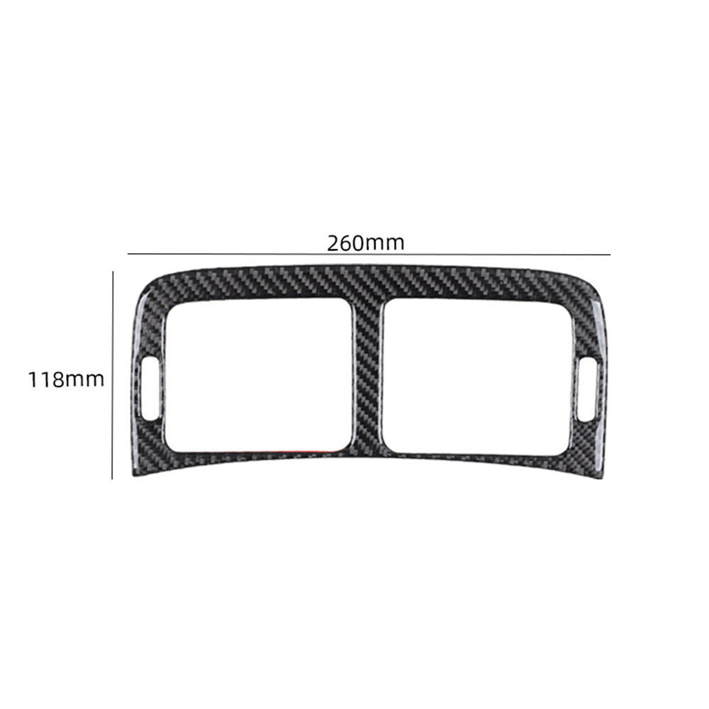 Carbon Fiber Center Air Vent Outlet Cover for Mercedes-Benz C Class W203 2005-07