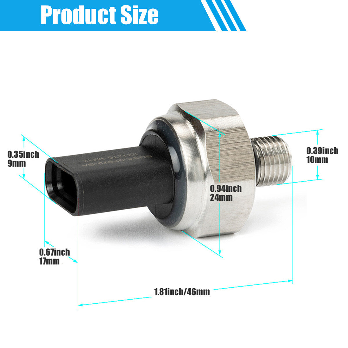 Fuel Injection Pressure Sensor for Ford Edge for Mustang for Lincoln MKZ BU5A-9F972-BA
