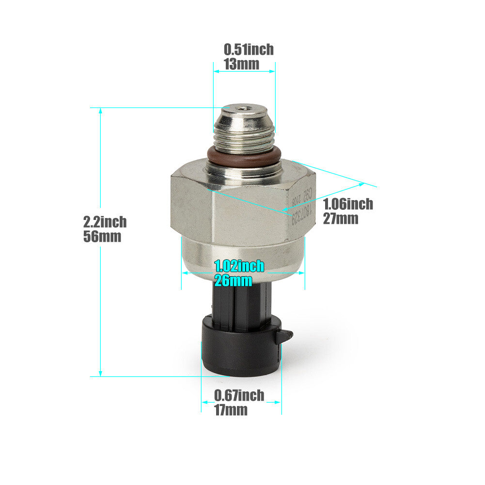 Injector Pressure Sensor F4TZ-9F838-A for Ford E-550 Super Duty V8 445 7.3L 2003