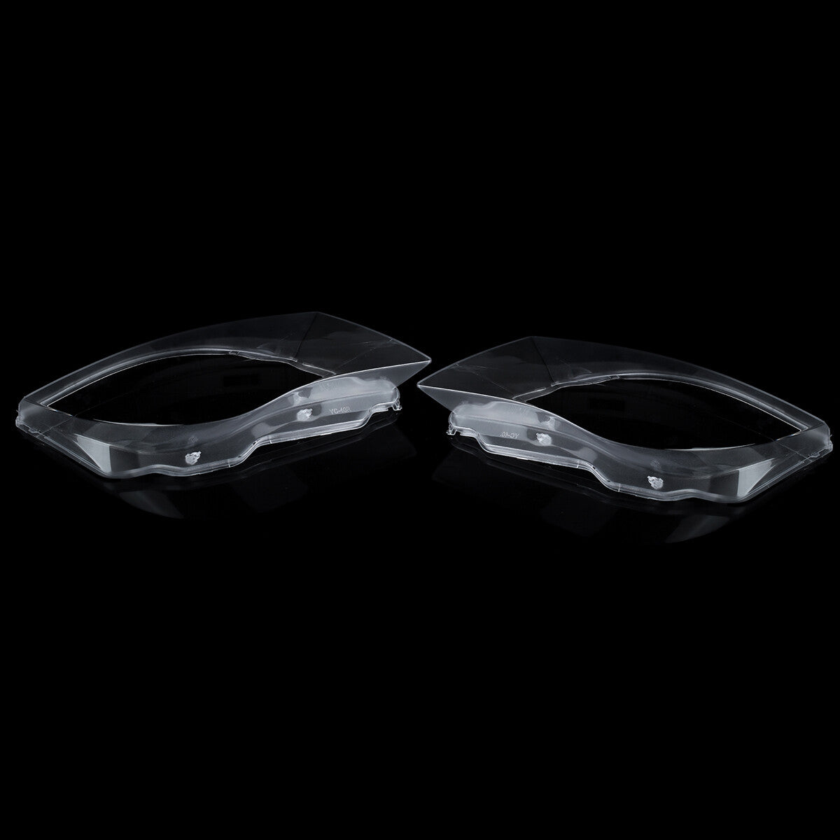 Left + Right Transparent Headlight Lens Cover for BMW E63, E64, M6 (2008 - 2010)