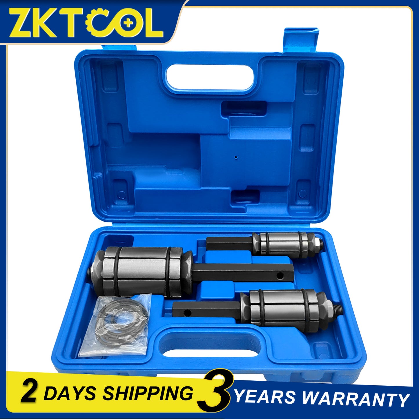 Exhaust Pipe Expander Tail Pipe Muffler Spreader Tool 3 Pieces 1-1/8 to 3-1/2