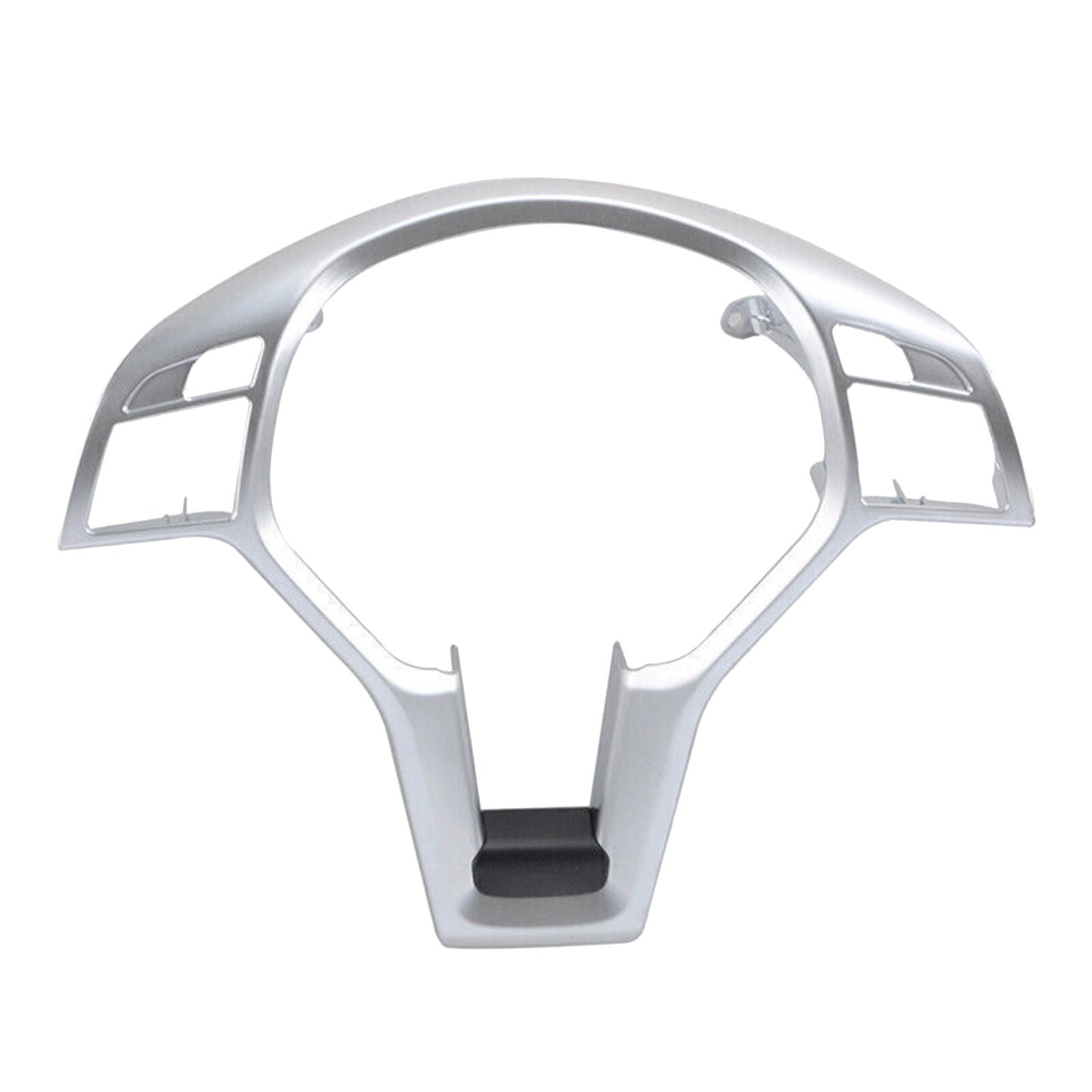 Fit for Mercedes-Benz W204 W207 W212 C-Class Silver Chrome Steering Wheel Trim Cover